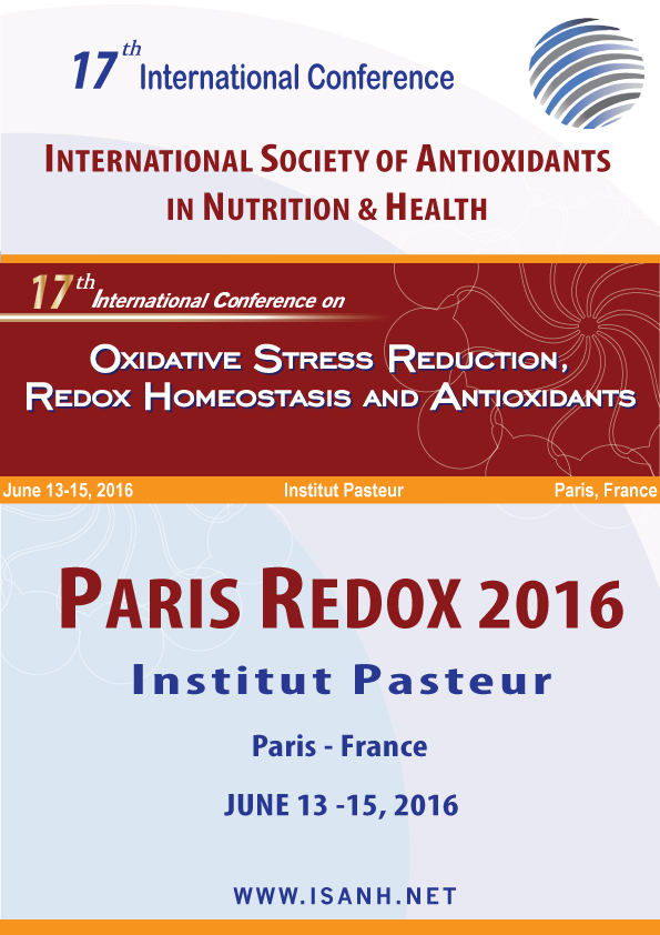 Final agenda of ISANH Paris Redox 2016 Redox Medicine Society
